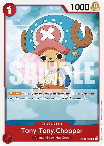 Tony Tony.Chopper ST01-006_r1 One Piece Card Game PRB-01