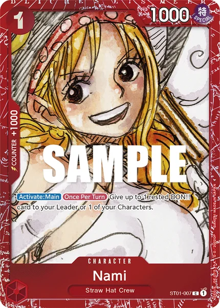 Nami ST01-007_p1 One Piece Card Game Promo