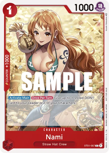 Nami ST01-007_p2 One Piece Card Game Promo