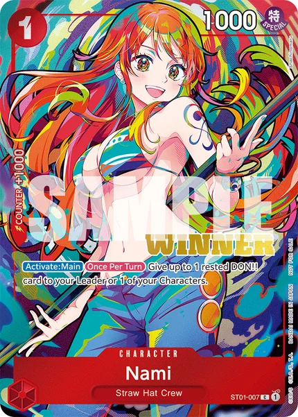 Nami ST01-007_p5 One Piece Card Game Promo