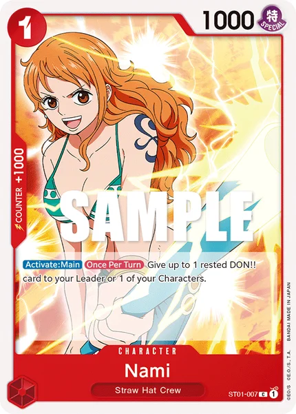 Nami ST01-007 One Piece Card Game ST-01