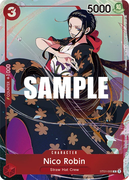Nico Robin ST01-008_p2 One Piece Card Game Promo