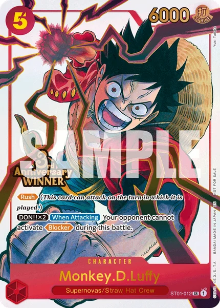Monkey.D.Luffy ST01-012_p6 One Piece Card Game Promo