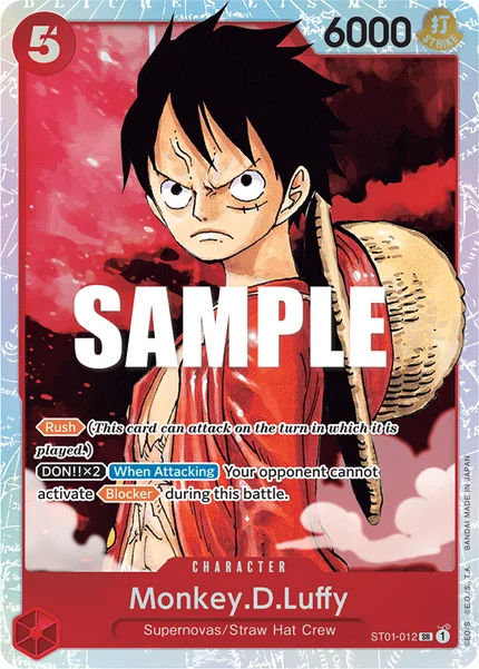 Monkey.D.Luffy ST01-012 One Piece Card Game ST-01