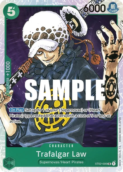 Trafalgar Law ST02-009 One Piece Card Game ST-02