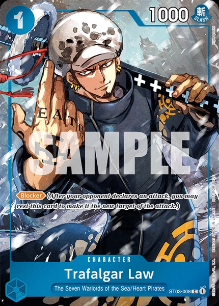 Trafalgar Law ST03-008_p2 One Piece Card Game Promo
