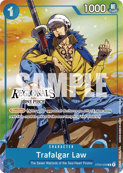 Trafalgar Law ST03-008_p3 One Piece Card Game Promo