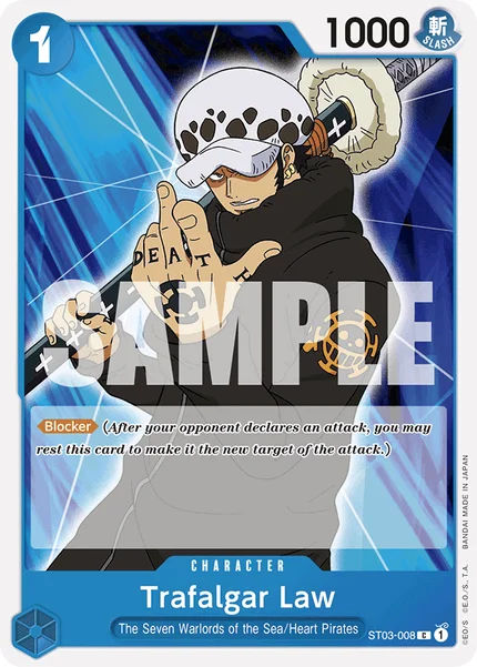 Trafalgar Law ST03-008_r1 One Piece Card Game ST-17