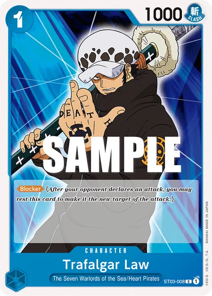 Trafalgar Law ST03-008 One Piece Card Game ST-03