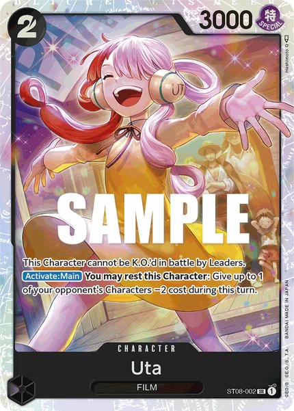 Uta ST08-002 One Piece Card Game ST-08