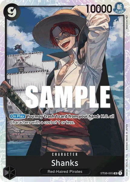 Shanks ST08-005 One Piece Card Game ST-08