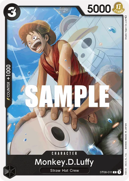 Monkey.D.Luffy ST08-011 One Piece Card Game ST-08