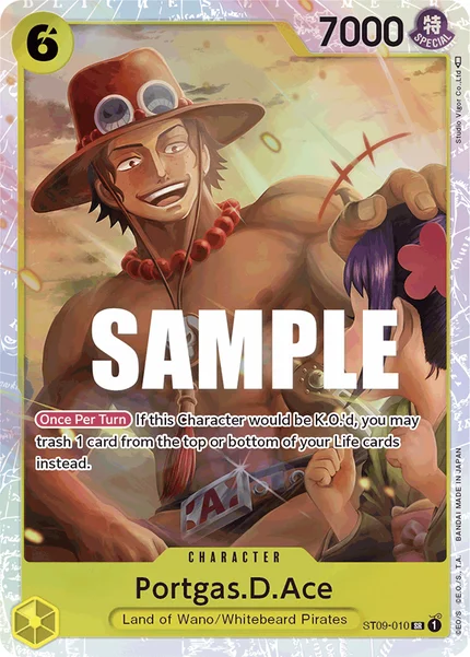 Portgas.D.Ace ST09-010 One Piece Card Game ST-09