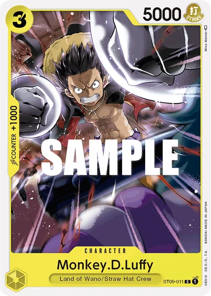 Monkey.D.Luffy ST09-011 One Piece Card Game ST-09