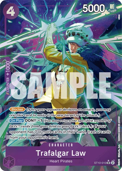 Trafalgar Law ST10-010_p4 One Piece Card Game PRB-01