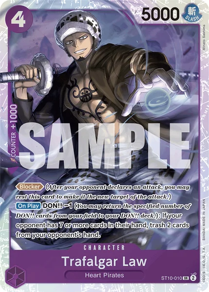 Trafalgar Law ST10-010_r1 One Piece Card Game PRB-01