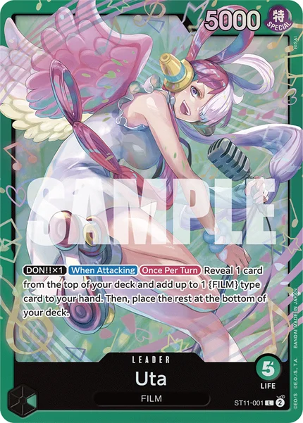 Uta ST11-001_p1 One Piece Card Game ST-16