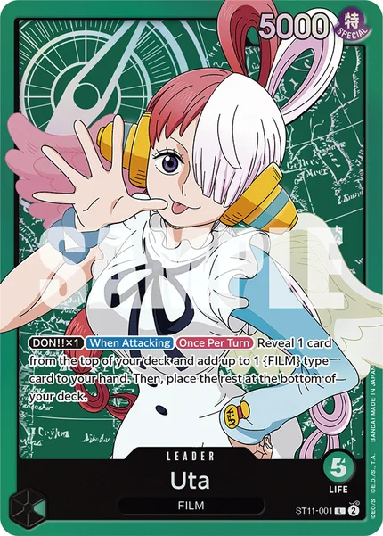 Uta ST11-001 One Piece Card Game ST-11