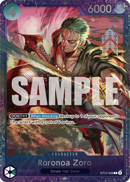Roronoa Zoro ST12-008_p1 One Piece Card Game Promo