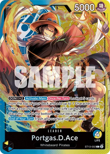 Portgas.D.Ace ST13-002 One Piece Card Game ST-13
