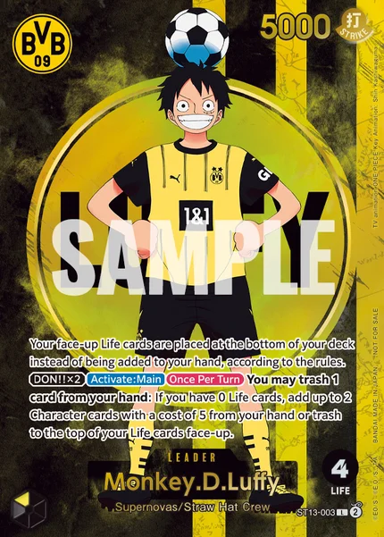 Monkey.D.Luffy ST13-003_p2 One Piece Card Game Promo