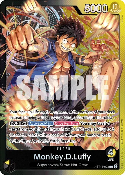 Monkey.D.Luffy ST13-003 One Piece Card Game ST-13