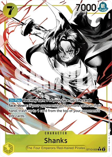 Shanks ST13-009_p1 One Piece Card Game ST-13