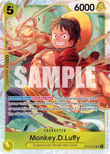 Monkey.D.Luffy ST13-015 One Piece Card Game ST-13