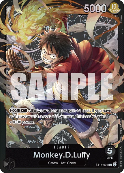Monkey.D.Luffy ST14-001 One Piece Card Game ST-14