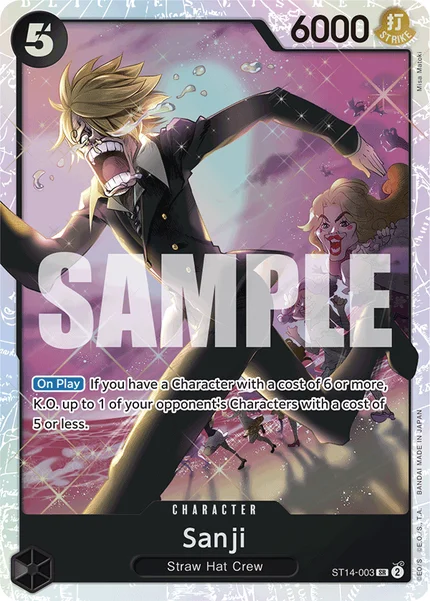Sanji ST14-003 One Piece Card Game ST-14