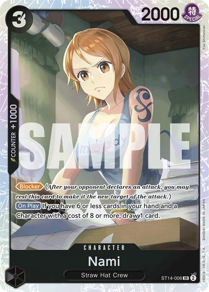 Nami ST14-006 One Piece Card Game ST-14