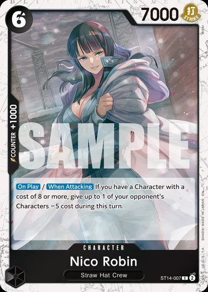 Nico Robin ST14-007_p1 One Piece Card Game PRB-02
