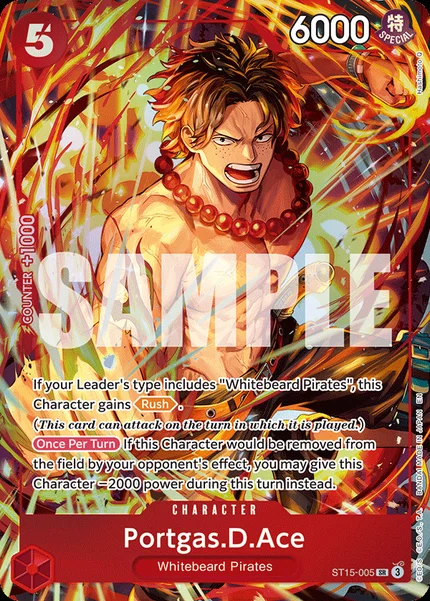 Portgas.D.Ace ST15-005_p3 One Piece Card Game Promo