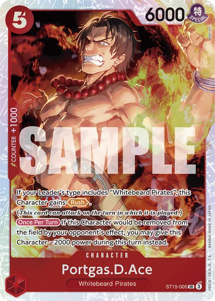 Portgas.D.Ace ST15-005 One Piece Card Game ST-15