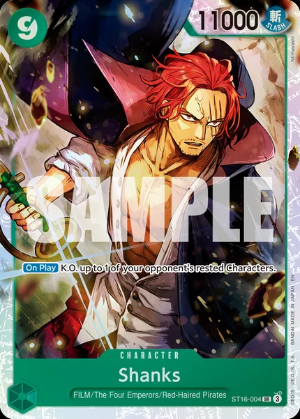 Shanks ST16-004_r1 One Piece Card Game PRB-02
