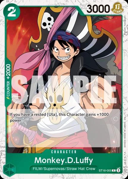 Monkey.D.Luffy ST16-005_p1 One Piece Card Game PRB-02