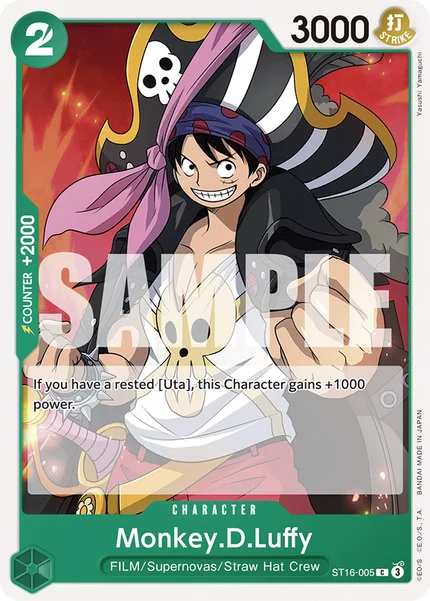 Monkey.D.Luffy ST16-005 One Piece Card Game ST-16