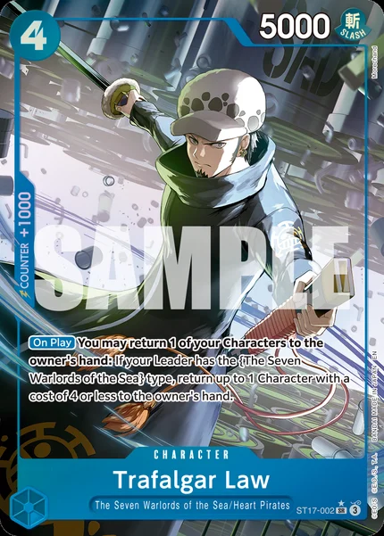 Trafalgar Law ST17-002_p1 One Piece Card Game PRB-02