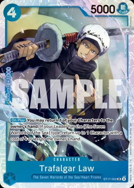 Trafalgar Law ST17-002_r1 One Piece Card Game PRB-02
