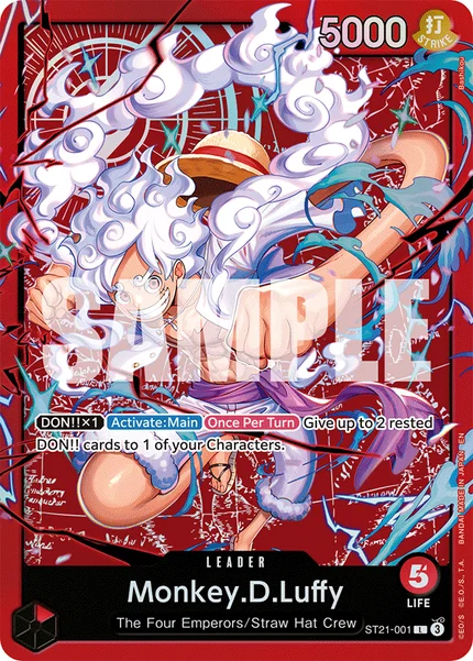 Monkey.D.Luffy ST21-001_p2 One Piece Card Game Promo