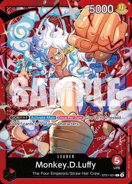 Monkey.D.Luffy ST21-001_r1 One Piece Card Game ST-31