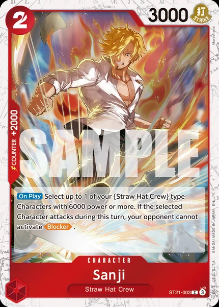Sanji ST21-003_p2 One Piece Card Game PRB-02