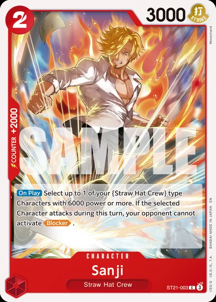 Sanji ST21-003_r1 One Piece Card Game PRB-02