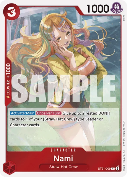 Nami ST21-009 One Piece Card Game ST-21
