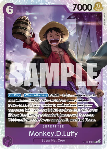 Monkey.D.Luffy ST26-005 One Piece Card Game ST-26