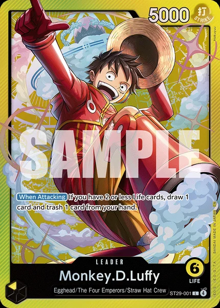 Monkey.D.Luffy ST29-001 One Piece Card Game ST-29