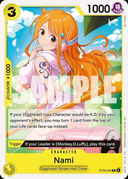 Nami ST29-008 One Piece Card Game ST-29