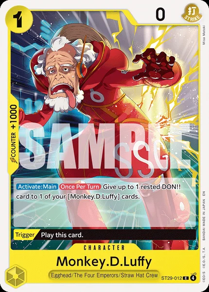 Monkey.D.Luffy ST29-012 One Piece Card Game ST-29