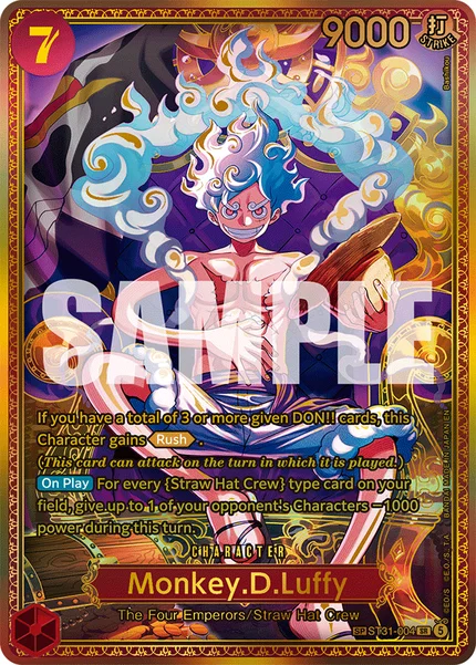 Monkey.D.Luffy ST31-004_p1 One Piece Card Game OP-17