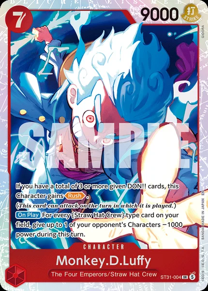 Monkey.D.Luffy ST31-004 One Piece Card Game ST-31
